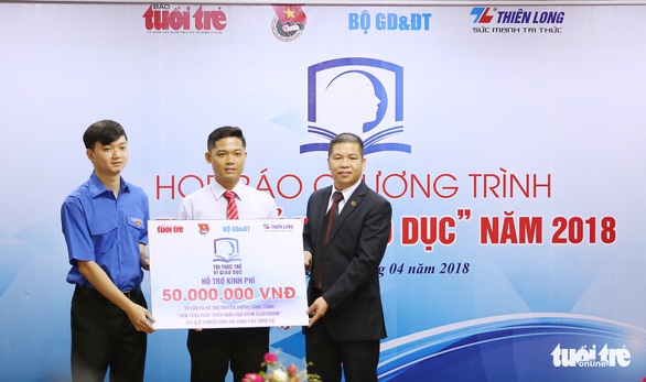 Phát động cuộc thi Tri thức trẻ vì giáo dục năm 2018 - Ảnh 4. Phát động cuộc thi Tri thức trẻ vì giáo dục năm 2018 - Ảnh 4.