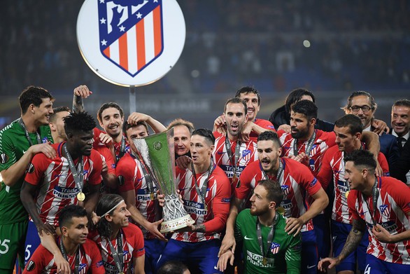 Atletico Madrid ăn mừng chức vô địch Europa League - Ảnh 1. Atletico Madrid ăn mừng chức vô địch Europa League - Ảnh 1.