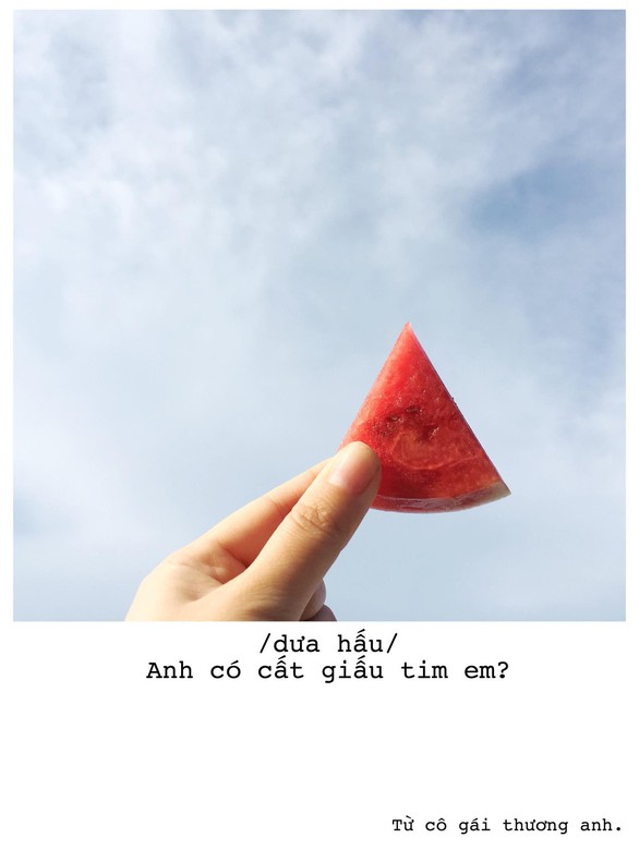 Bộ ảnh thả thính bằng trái cây của cô gái Sài Gòn - Ảnh 14. Bộ ảnh thả thính bằng trái cây của cô gái Sài Gòn - Ảnh 14.