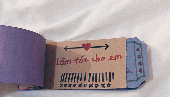 Coupon tình yêu của cặp đôi yêu xa - Ảnh 3. Coupon tình yêu của cặp đôi yêu xa - Ảnh 3.