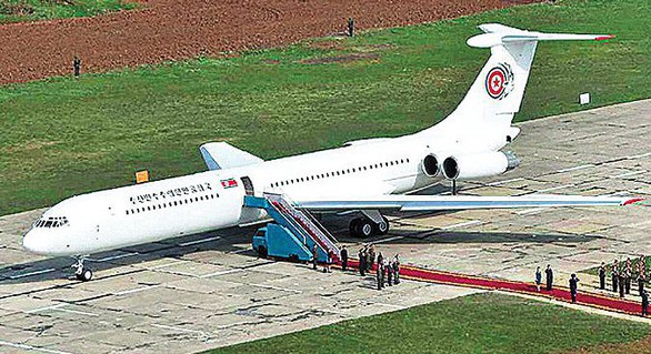 Chuyên cơ 39 tuổi của ông Kim Jong Un mất dấu khi vào Trung Quốc - Ảnh 1. Chuyên cơ 39 tuổi của ông Kim Jong Un mất dấu khi vào Trung Quốc - Ảnh 1.