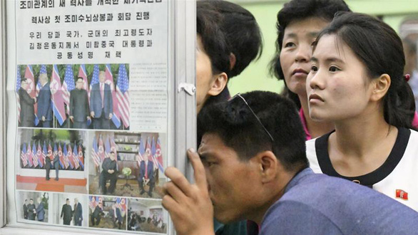 Truyền thông nhà nước Triều Tiên hết lời ca ngợi hội đàm Mỹ - Triều - Ảnh 1.