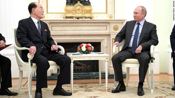Ông Putin mời ‘đồng chí’ Kim Jong Un đến thăm Nga - Ảnh 2. Ông Putin mời ‘đồng chí’ Kim Jong Un đến thăm Nga - Ảnh 2.