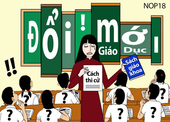 Mong bớt... cải tiến giáo dục - Ảnh 1. Mong bớt... cải tiến giáo dục - Ảnh 1.