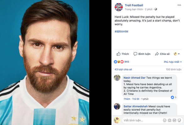 Đá hỏng penalty, Messi bị chế ảnh thành... Miss - Ảnh 9. Đá hỏng penalty, Messi bị chế ảnh thành... Miss - Ảnh 9.