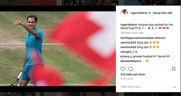 Roger Federer, Người phán xử sống cùng World Cup - Ảnh 1. Roger Federer, Người phán xử sống cùng World Cup - Ảnh 1.