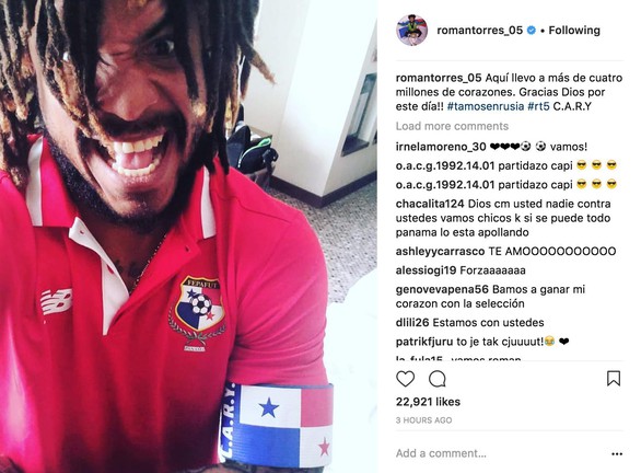 Giọt nước mắt lay động cộng đồng của đội trưởng tuyển Panama - Ảnh 2. Giọt nước mắt lay động cộng đồng của đội trưởng tuyển Panama - Ảnh 2.