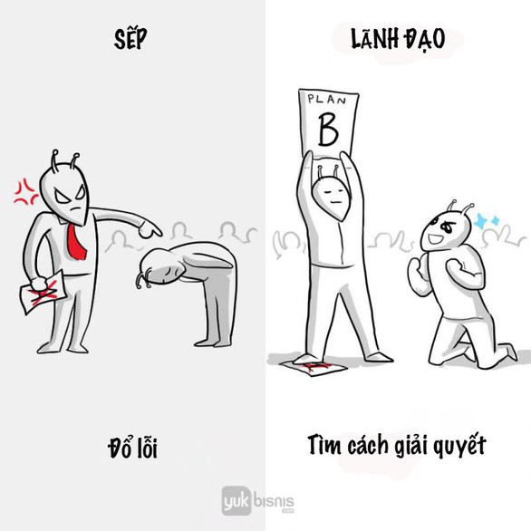 Sự khác nhau giữa sếp và lãnh đạo - Ảnh 2. Sự khác nhau giữa sếp và lãnh đạo - Ảnh 2.