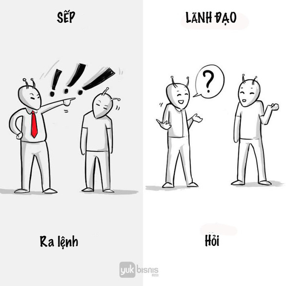 Sự khác nhau giữa sếp và lãnh đạo - Ảnh 6. Sự khác nhau giữa sếp và lãnh đạo - Ảnh 6.