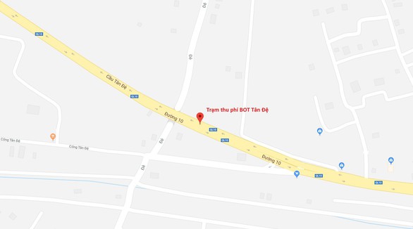 Không chịu nộp phí, tài xế tông barie BOT Tân Đệ qua trạm - Ảnh 5. Không chịu nộp phí, tài xế tông barie BOT Tân Đệ qua trạm - Ảnh 5.