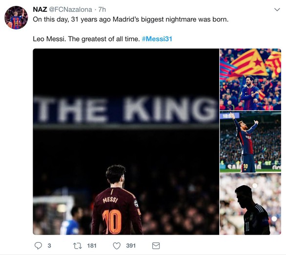 Giữa tâm bão, Messi đón sinh nhật với rừng động viên - Ảnh 8. Giữa tâm bão, Messi đón sinh nhật với rừng động viên - Ảnh 8.