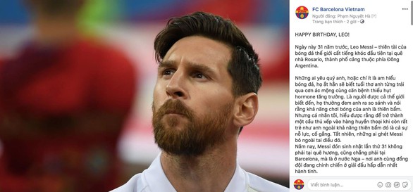 Giữa tâm bão, Messi đón sinh nhật với rừng động viên - Ảnh 9. Giữa tâm bão, Messi đón sinh nhật với rừng động viên - Ảnh 9.
