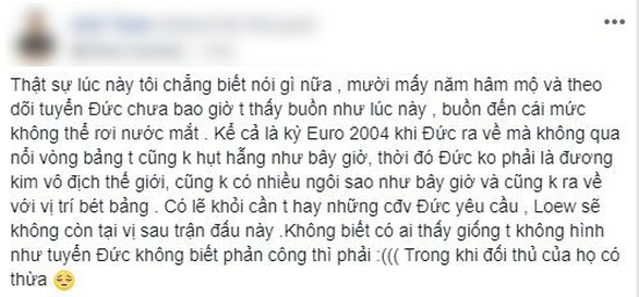 Tuyển Đức thống trị mạng xã hội sau khi bị loại khỏi World Cup - Ảnh 7. Tuyển Đức thống trị mạng xã hội sau khi bị loại khỏi World Cup - Ảnh 7.