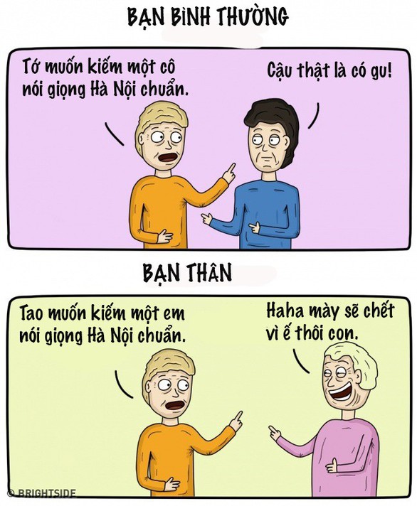 Bạn bình thường và bạn thân khác nhau thế nào? - Ảnh 11. Bạn bình thường và bạn thân khác nhau thế nào? - Ảnh 11.