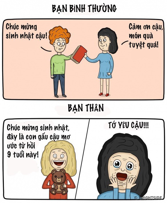 Bạn bình thường và bạn thân khác nhau thế nào? - Ảnh 4. Bạn bình thường và bạn thân khác nhau thế nào? - Ảnh 4.
