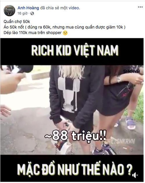 Ăn theo trào lưu Rich Kid, bạn trẻ đua nhau bóc giá quần áo - Ảnh 2. Ăn theo trào lưu Rich Kid, bạn trẻ đua nhau bóc giá quần áo - Ảnh 2.