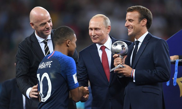 Ông Trump chúc mừng Pháp vô địch World Cup 2018 - Ảnh 1. Ông Trump chúc mừng Pháp vô địch World Cup 2018 - Ảnh 1.