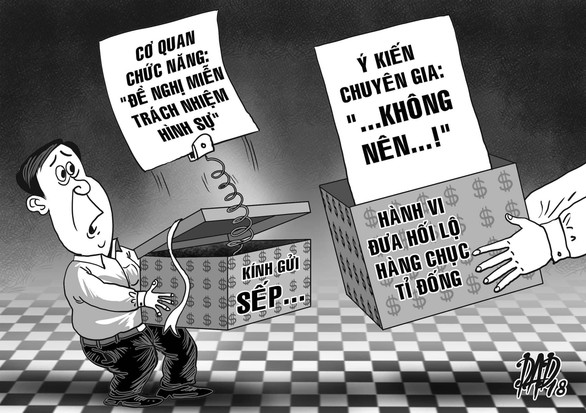 Khi nào miễn trách nhiệm hình sự cho người đưa hối lộ? - Ảnh 1. Khi nào miễn trách nhiệm hình sự cho người đưa hối lộ? - Ảnh 1.