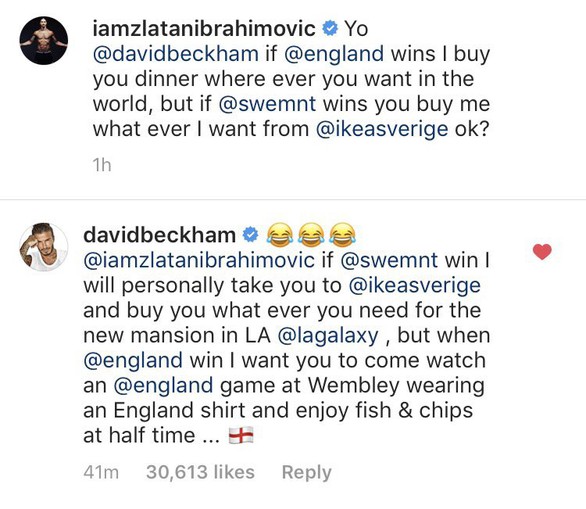 Trước thềm tứ kết, Zlatan và Beckham hẹn lịch… đi mua đồ - Ảnh 1. Trước thềm tứ kết, Zlatan và Beckham hẹn lịch… đi mua đồ - Ảnh 1.