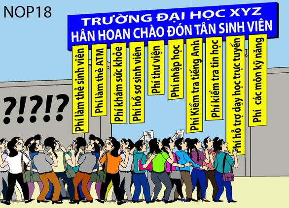Đến lượt trường đại học, cao đẳng lạm thu - Ảnh 1. Đến lượt trường đại học, cao đẳng lạm thu - Ảnh 1.