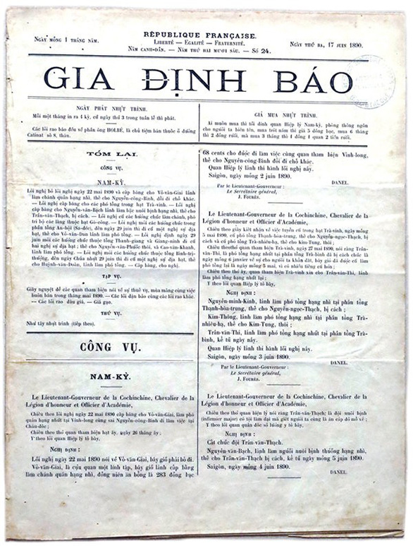 Người có công đầu với chữ quốc ngữ - kỳ 4: Nhà báo Trương Vĩnh Ký - Ảnh 3. Người có công đầu với chữ quốc ngữ - kỳ 4: Nhà báo Trương Vĩnh Ký - Ảnh 3.