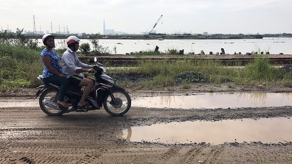 Biến đê bao thành đường ven sông Sài Gòn - Ảnh 1. Biến đê bao thành đường ven sông Sài Gòn - Ảnh 1.
