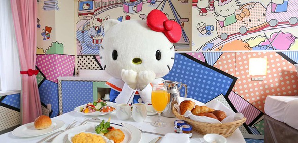 Làm công chúa trong khách sạn Hello Kitty - Ảnh 2. Làm công chúa trong khách sạn Hello Kitty - Ảnh 2.