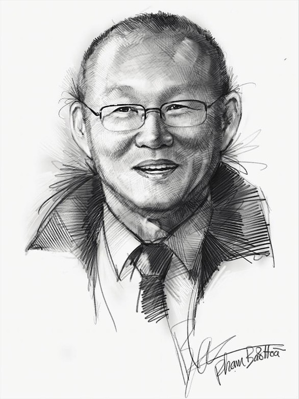 Bộ tranh chì sống động vẽ đội tuyển U23 Việt Nam - Ảnh 2. Bộ tranh chì sống động vẽ đội tuyển U23 Việt Nam - Ảnh 2.