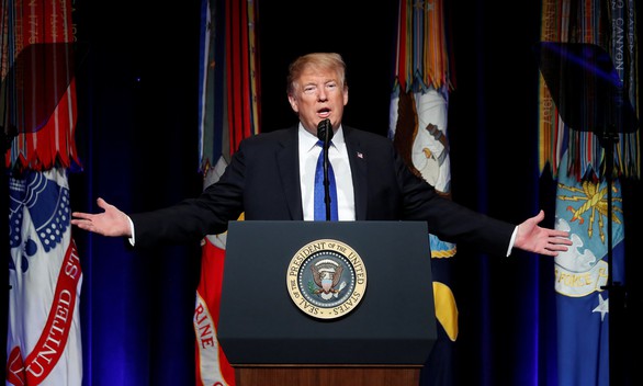 Ông Trump công bố chiến lược phòng thủ tên lửa mới của Mỹ - Ảnh 1. Ông Trump công bố chiến lược phòng thủ tên lửa mới của Mỹ - Ảnh 1.