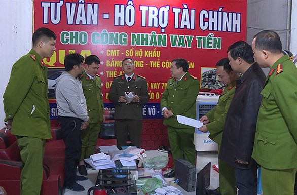 Triệt phá 15 điểm tín dụng đen cho vay lãi cắt cổ tại Bắc Ninh - Ảnh 1. Triệt phá 15 điểm tín dụng đen cho vay lãi cắt cổ tại Bắc Ninh - Ảnh 1.