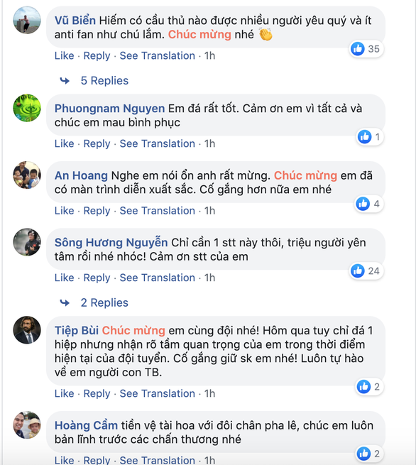 Facebook tiền vệ Tuấn Anh khiến triệu người thở phào - Ảnh 2. Facebook tiền vệ Tuấn Anh khiến triệu người thở phào - Ảnh 2.