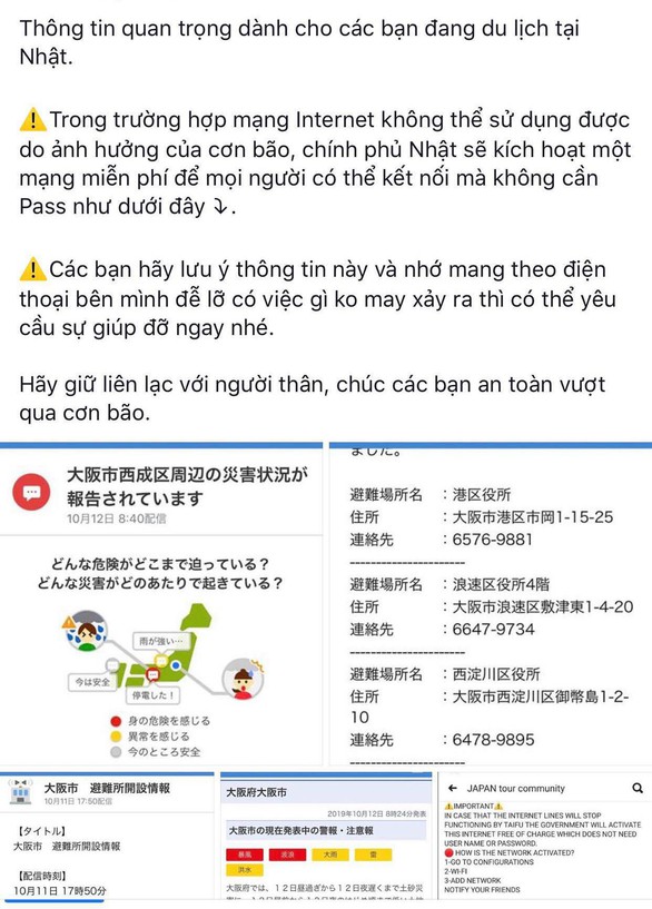 Toàn bộ hệ thống và người dân Nhật cùng cảnh báo về siêu bão Hagibis - Ảnh 3. Toàn bộ hệ thống và người dân Nhật cùng cảnh báo về siêu bão Hagibis - Ảnh 3.