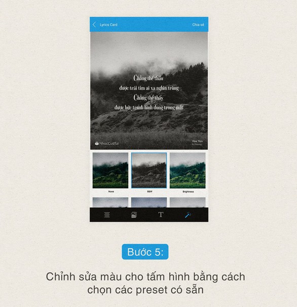 Vừa nghe nhạc vừa tạo ảnh sống ảo - Ảnh 6. Vừa nghe nhạc vừa tạo ảnh sống ảo - Ảnh 6.