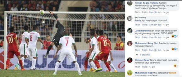 Tuyệt vọng với đội nhà, CĐV Indonesia chúc...Việt Nam hãy thắng đậm nhé - Ảnh 1. Tuyệt vọng với đội nhà, CĐV Indonesia chúc...Việt Nam hãy thắng đậm nhé - Ảnh 1.