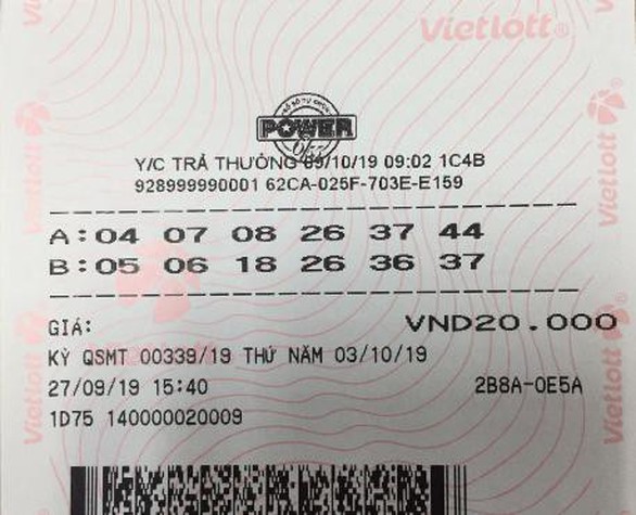 Trung thành dãy số suốt 1 năm, khách Nghệ An trúng Jackpot hơn 80 tỷ đồng - Ảnh 2. Trung thành dãy số suốt 1 năm, khách Nghệ An trúng Jackpot hơn 80 tỷ đồng - Ảnh 2.