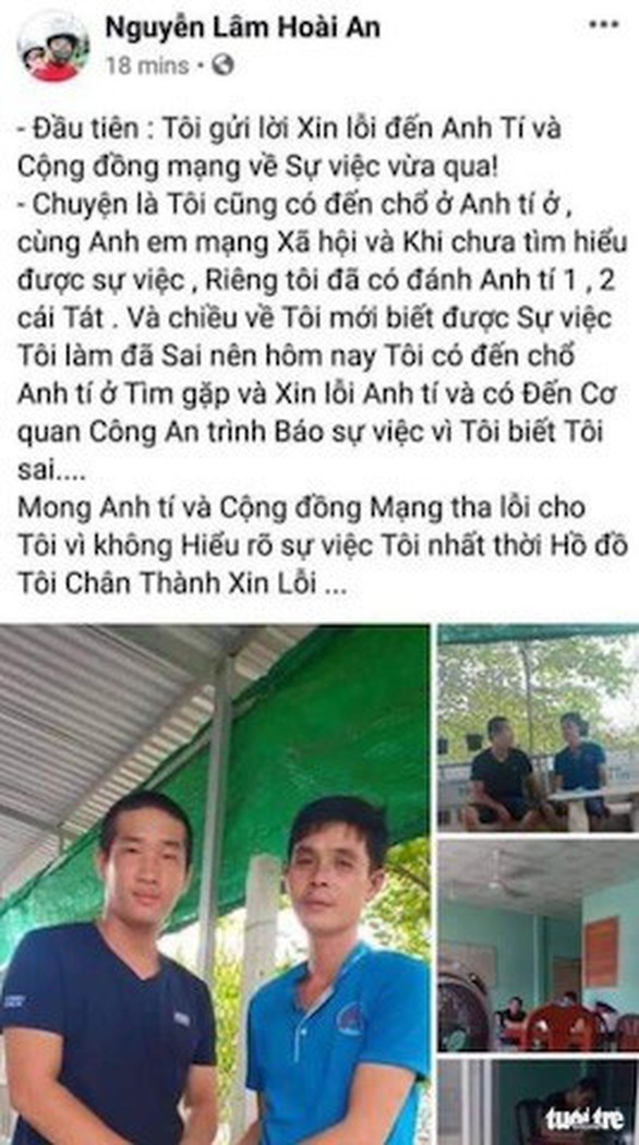 Điều tra Facebooker Đàm Vĩnh Hưng nghi kích động bạo lực vụ cha đánh con - Ảnh 4. Điều tra Facebooker Đàm Vĩnh Hưng nghi kích động bạo lực vụ cha đánh con - Ảnh 4.