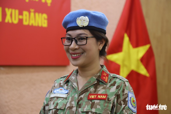 Nữ sĩ quan xinh đẹp của Việt Nam đi gìn giữ hòa bình tại Nam Sudan - Ảnh 3. Nữ sĩ quan xinh đẹp của Việt Nam đi gìn giữ hòa bình tại Nam Sudan - Ảnh 3.