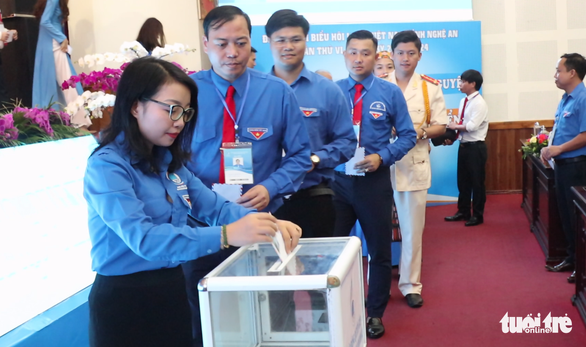 Đại hội thanh niên không giấy tờ, quét mã QR đọc tài liệu - Ảnh 4. Đại hội thanh niên không giấy tờ, quét mã QR đọc tài liệu - Ảnh 4.