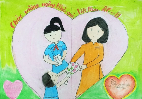 Ngày nhà giáo, bạn tặng thầy cô hoa hay phong bì? - Ảnh 1. Ngày nhà giáo, bạn tặng thầy cô hoa hay phong bì? - Ảnh 1.