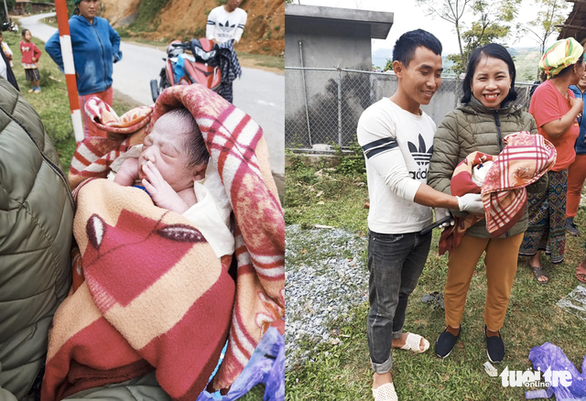 Bé trai 3kg bụ bẫm chào đời bên đường trong vòng tay các cô giáo - Ảnh 5. Bé trai 3kg bụ bẫm chào đời bên đường trong vòng tay các cô giáo - Ảnh 5.