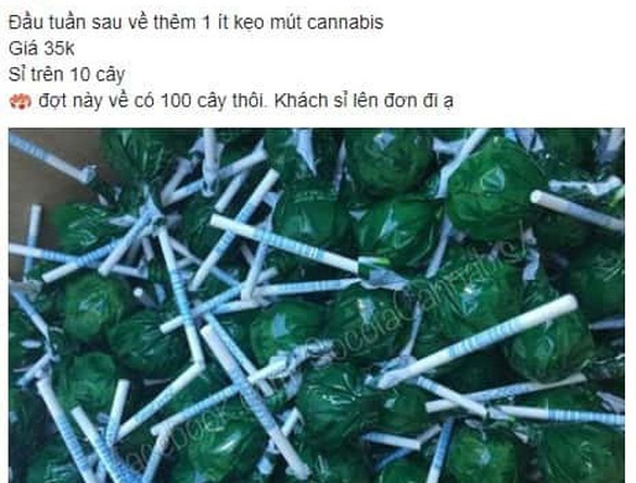 Bánh, kẹo mút, sôcôla chứa cần sa bán khắp nơi - Ảnh 1. Bánh, kẹo mút, sôcôla chứa cần sa bán khắp nơi - Ảnh 1.