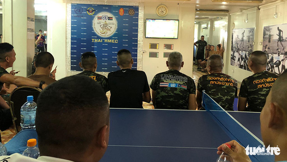 Bác sĩ Việt ở Nam Sudan cổ vũ đội nhà ở ngay... đại đội Công binh Thái Lan - Ảnh 1. Bác sĩ Việt ở Nam Sudan cổ vũ đội nhà ở ngay... đại đội Công binh Thái Lan - Ảnh 1.