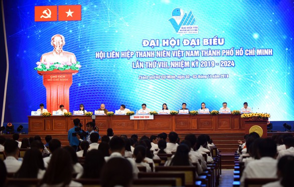 Khai mạc Đại hội Hội Liên hiệp thanh niên Việt Nam TP.HCM lần thứ VIII - Ảnh 4. Khai mạc Đại hội Hội Liên hiệp thanh niên Việt Nam TP.HCM lần thứ VIII - Ảnh 4.