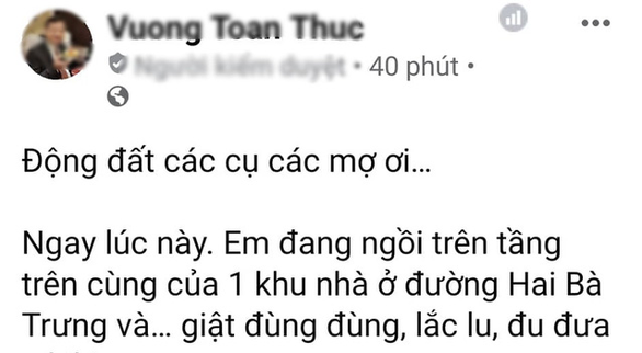 Động đất ở Cao Bằng, Hà Nội và nhiều nơi ở miền Bắc rung lắc - Ảnh 1.