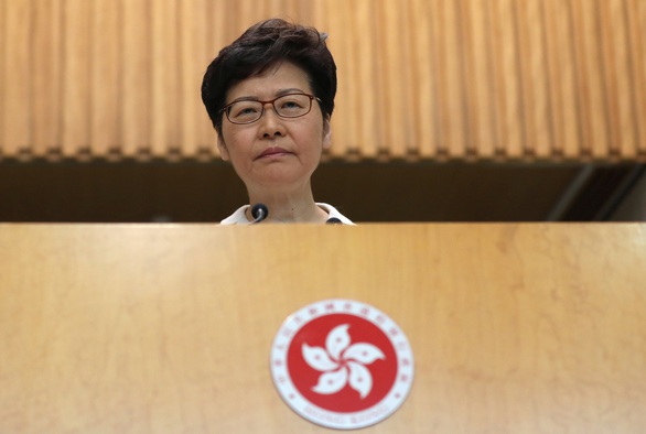 Carrie Lam: Kết quả bầu cử cho thấy người dân không hài lòng với chính quyền - Ảnh 1. Carrie Lam: Kết quả bầu cử cho thấy người dân không hài lòng với chính quyền - Ảnh 1.