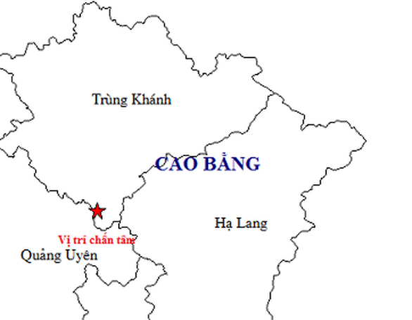 Tiếp tục xảy ra động đất ở Trùng Khánh, Cao Bằng - Ảnh 1. Tiếp tục xảy ra động đất ở Trùng Khánh, Cao Bằng - Ảnh 1.
