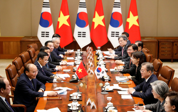 Tổng thống Hàn Quốc nhờ Việt Nam thúc đẩy hòa bình trên bán đảo Triều Tiên - Ảnh 2.