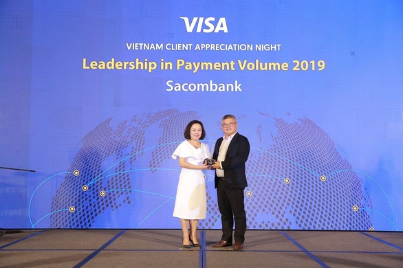 Thẻ Sacombank Visa tiếp tục dẫn đầu thị trường Việt Nam năm 2019 - Ảnh 1. Thẻ Sacombank Visa tiếp tục dẫn đầu thị trường Việt Nam năm 2019 - Ảnh 1.