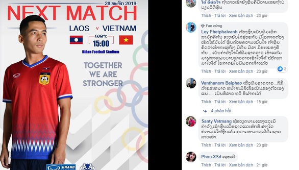 CĐV Lào: Hãy cho mọi người thấy, các bạn đã tiến bộ như thế nào - Ảnh 1. CĐV Lào: Hãy cho mọi người thấy, các bạn đã tiến bộ như thế nào - Ảnh 1.