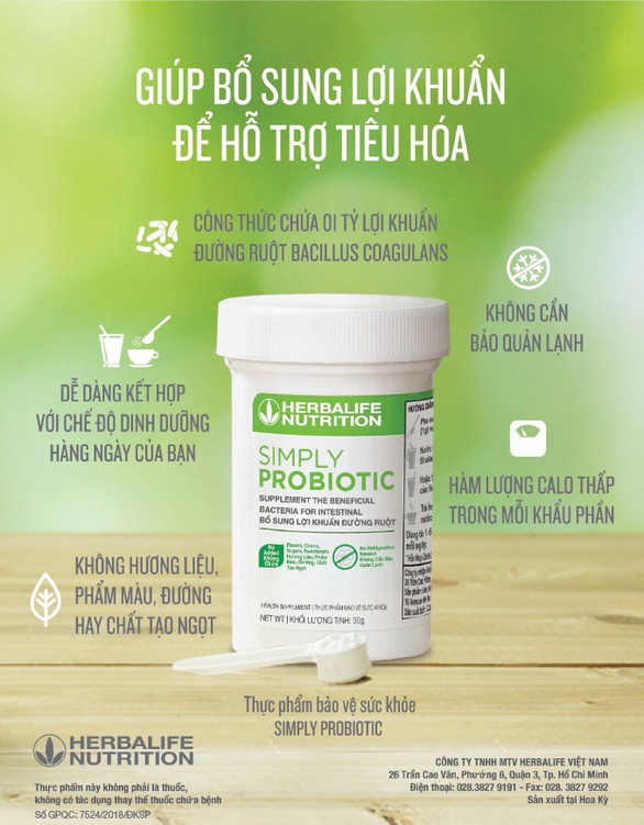 Thực phẩm bảo vệ sức khỏe Simply Probiotic - Ảnh 1. Thực phẩm bảo vệ sức khỏe Simply Probiotic - Ảnh 1.
